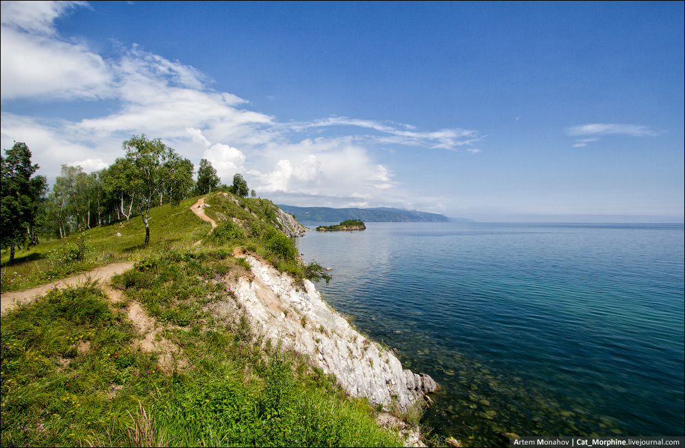 There are several theories about the origin of the name Baikal. It can be translated from Buryat lan...